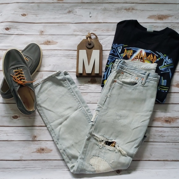 Levi's Other - Levi's 501 Hawaiian Rip and Repair jeans